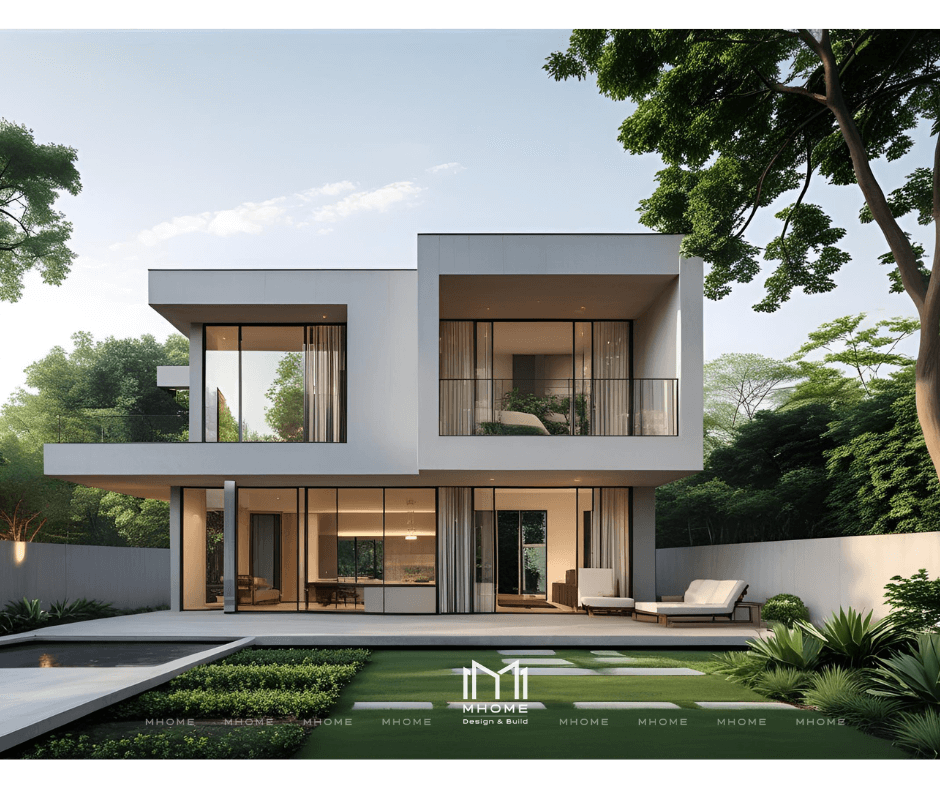 Thiết Kế Biệt Thự Vườn 2 Tầng Phong Cách Hiện Đại – Giải Pháp Sống Xanh Cho Gia Đình Trẻ