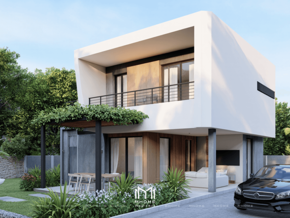Thiết Kế Biệt Thự Vườn 2 Tầng Phong Cách Hiện Đại – Giải Pháp Sống Xanh Cho Gia Đình Trẻ
