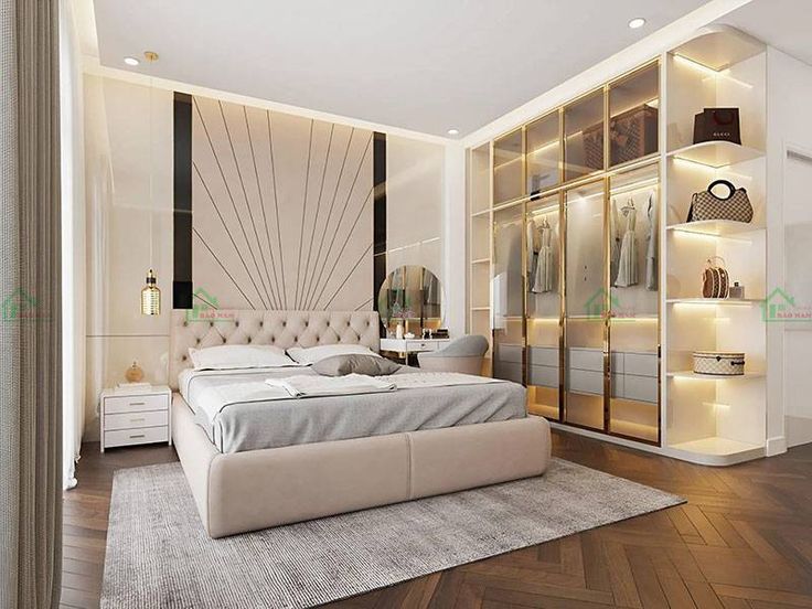 Thiết kế phòng ngủ tối giản