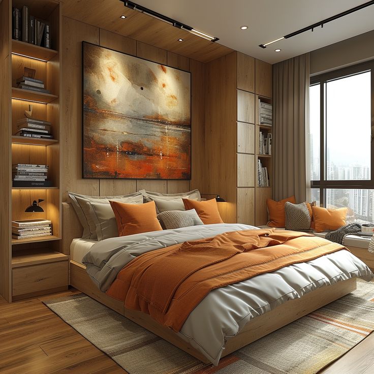 Thiết kế phòng ngủ tối giản