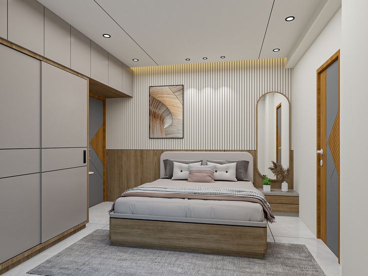 Thiết kế phòng ngủ tối giản