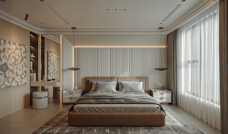 Thiết kế phòng ngủ tối giản