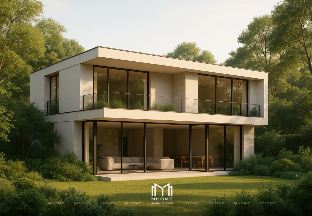 Giá Xây Biệt Thự Vườn 2 Tầng 300m² Phong Cách Hiện Đại