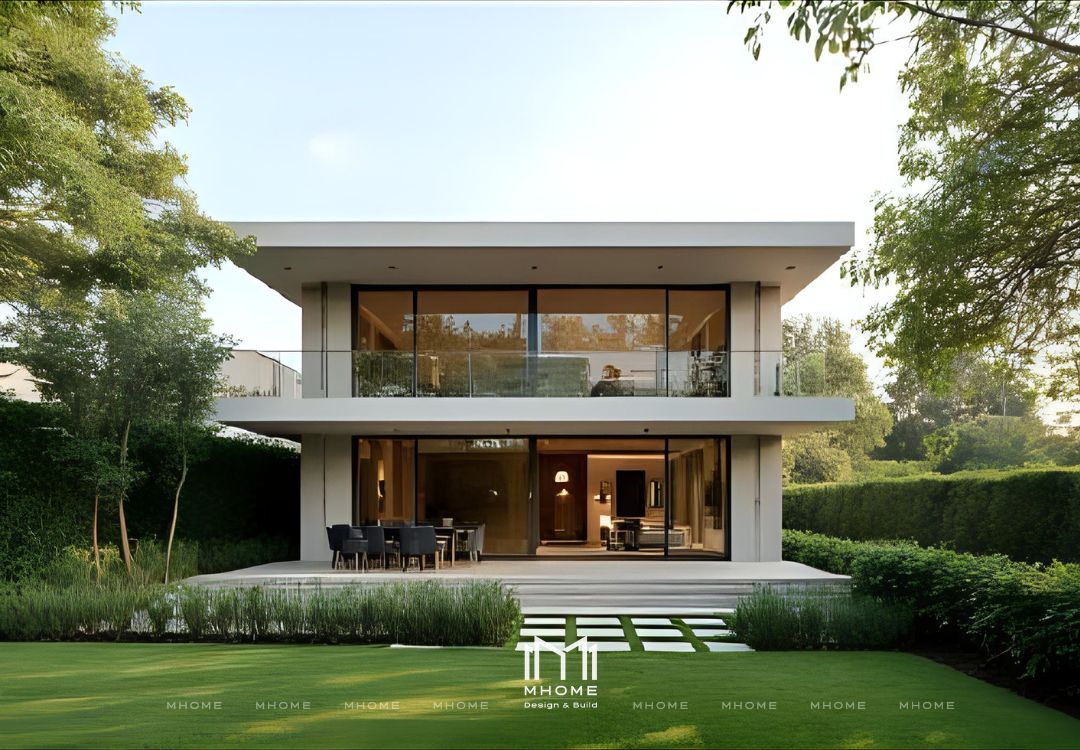 Giá Xây Biệt Thự Vườn 2 Tầng 300m² Phong Cách Hiện Đại
