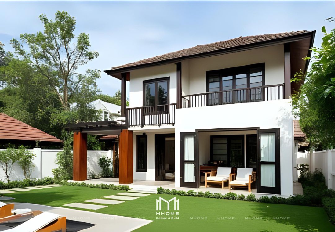 50+ Mẫu Biệt Thự Vườn 2 Tầng Indochine Đậm Chất Đông Dương