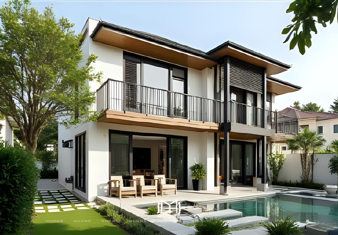 50+ Mẫu Biệt Thự Vườn 2 Tầng Indochine Đậm Chất Đông Dương