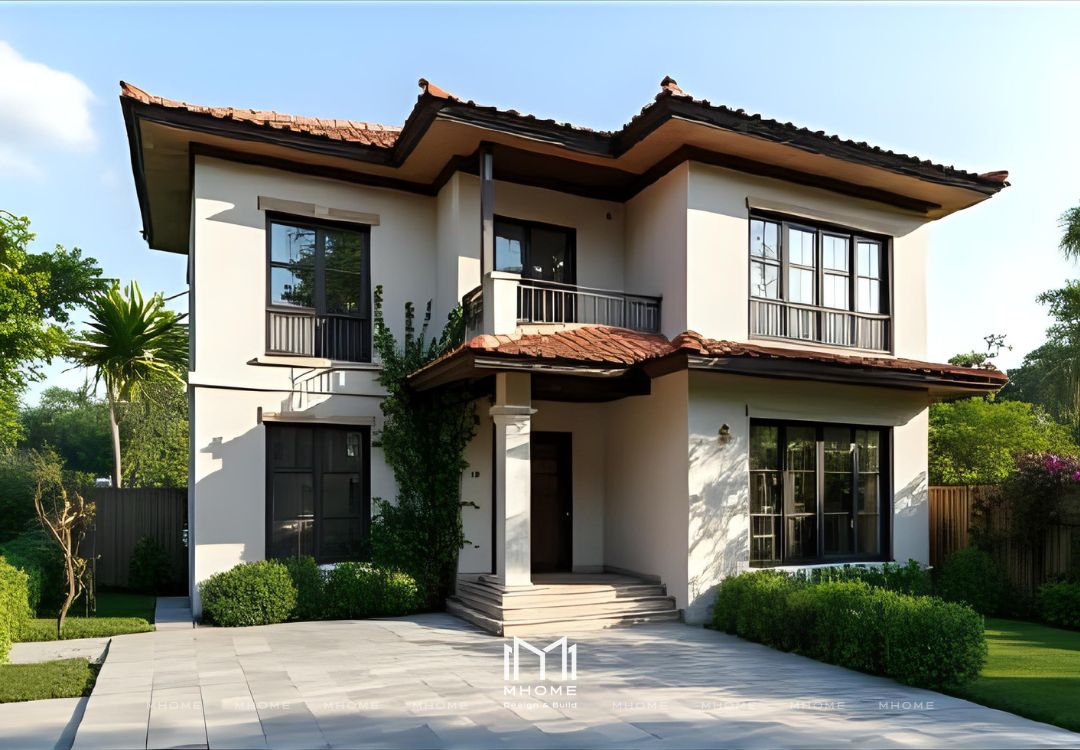 50+ Mẫu Biệt Thự Vườn 2 Tầng Indochine Đậm Chất Đông Dương