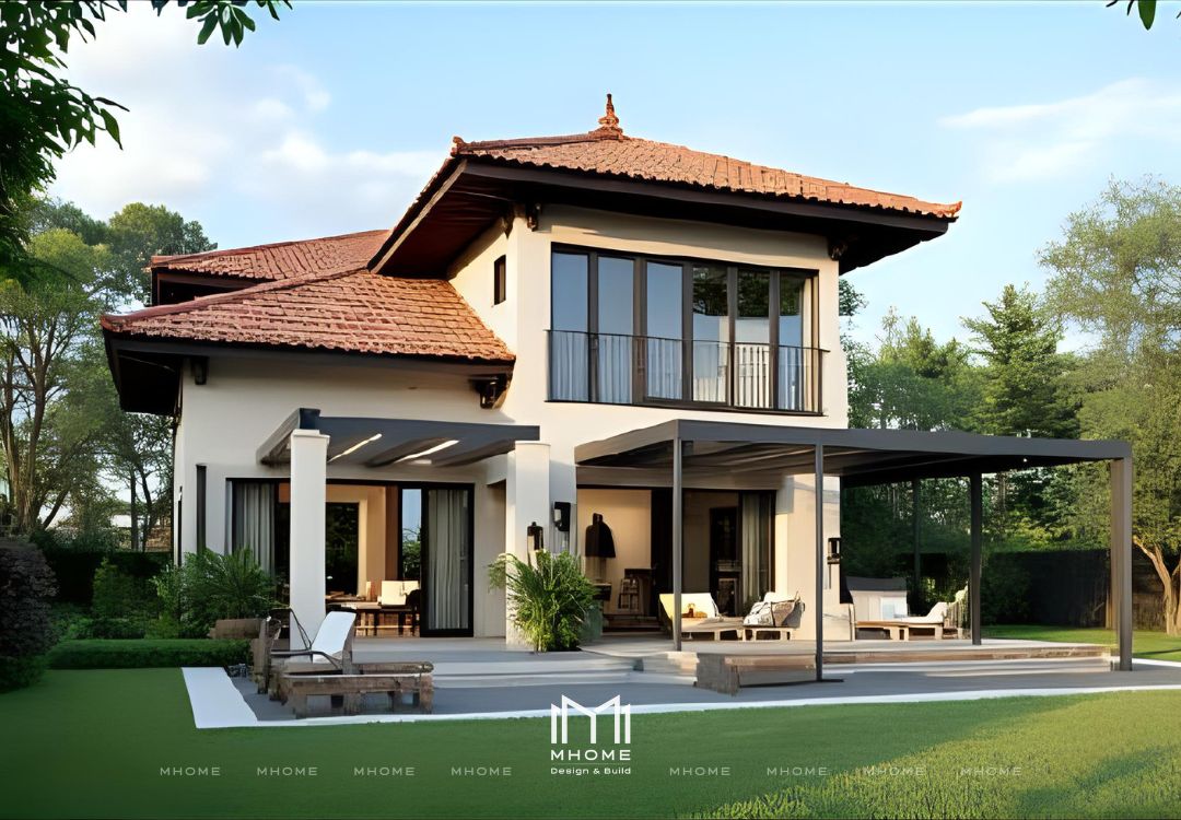 50+ Mẫu Biệt Thự Vườn 2 Tầng Indochine Đậm Chất Đông Dương