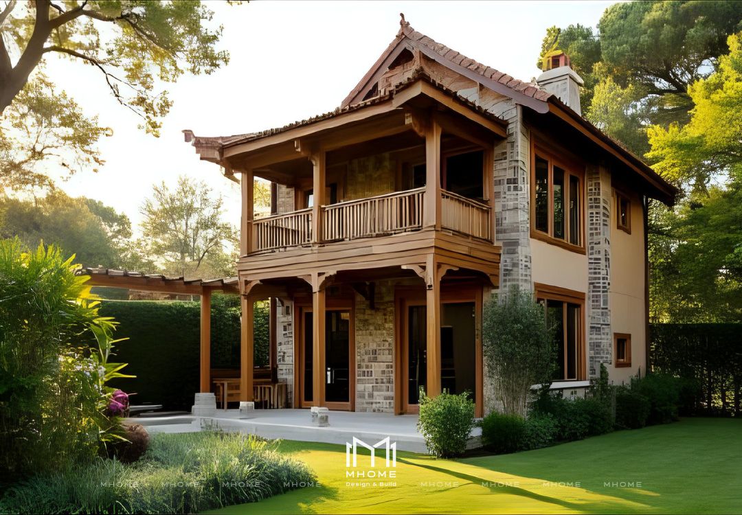 50+ Mẫu Biệt Thự Vườn 2 Tầng Indochine Đậm Chất Đông Dương
