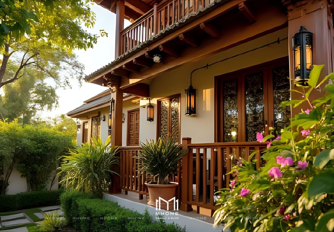50+ Mẫu Biệt Thự Vườn 2 Tầng Indochine Đậm Chất Đông Dương