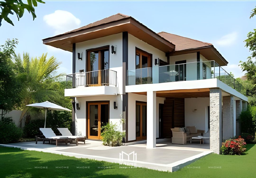 50+ Mẫu Biệt Thự Vườn 2 Tầng Indochine Đậm Chất Đông Dương