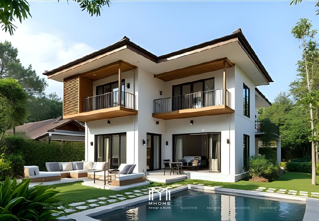 50+ Mẫu Biệt Thự Vườn 2 Tầng Indochine Đậm Chất Đông Dương