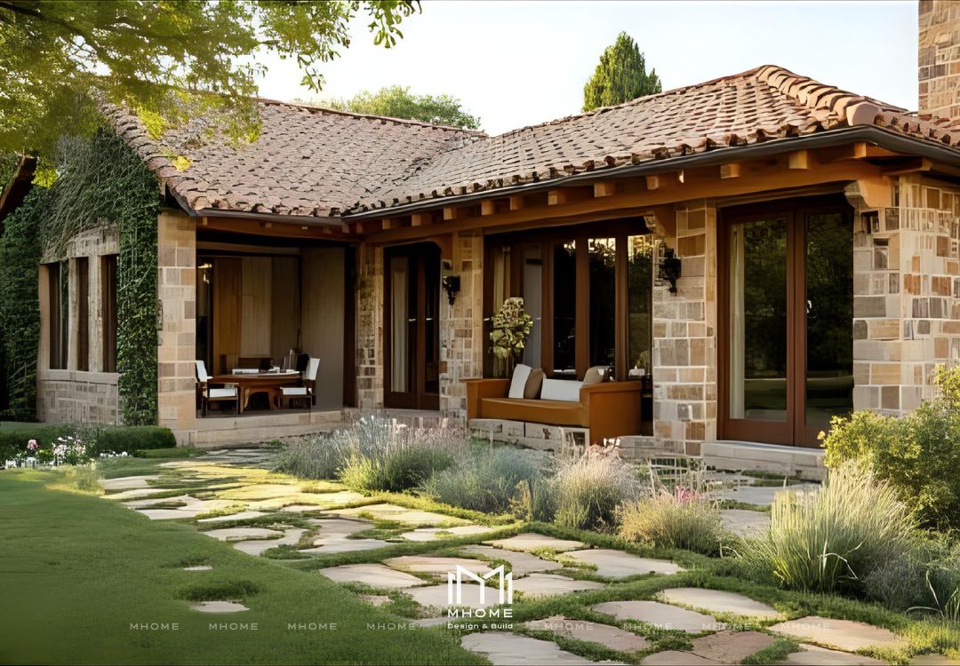 Thiết Kế Biệt Thự Nhà Vườn Theo Phong Cách Rustic