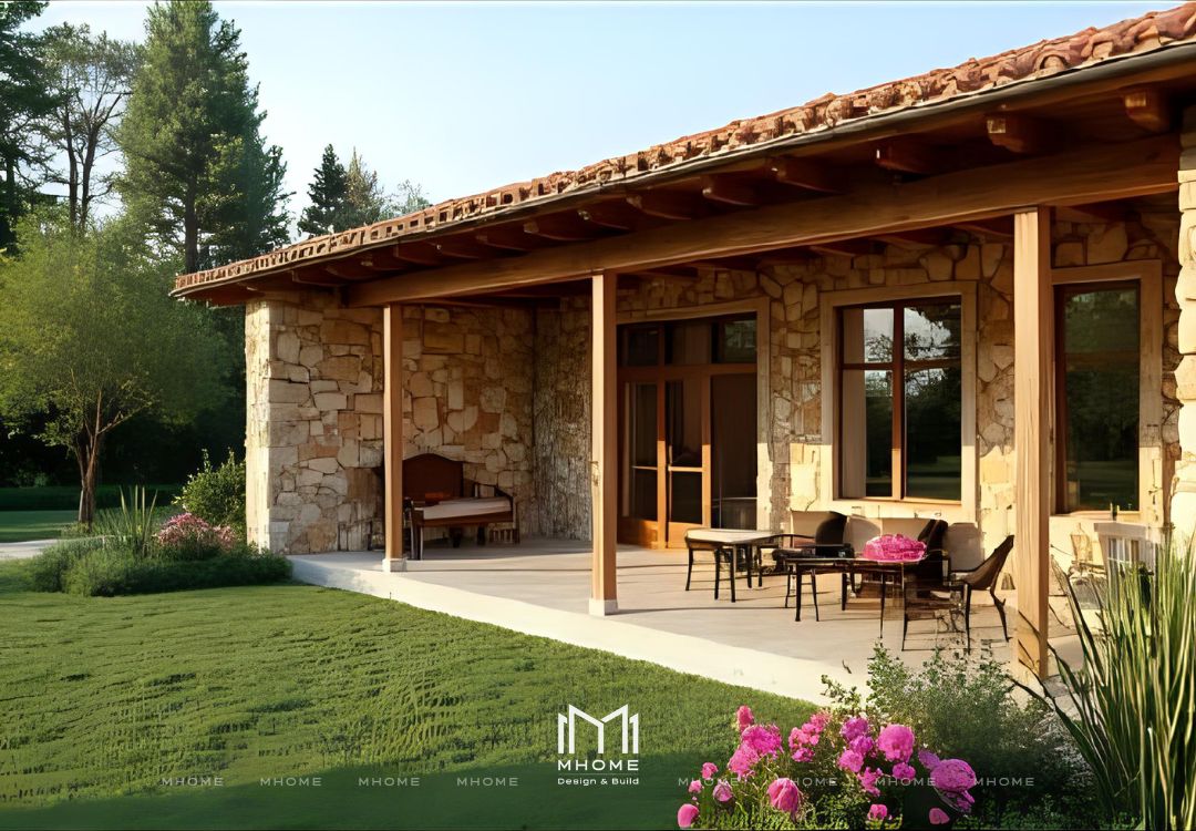 Thiết Kế Biệt Thự Nhà Vườn Theo Phong Cách Rustic