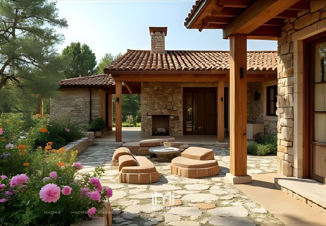 Thiết Kế Biệt Thự Nhà Vườn Theo Phong Cách Rustic