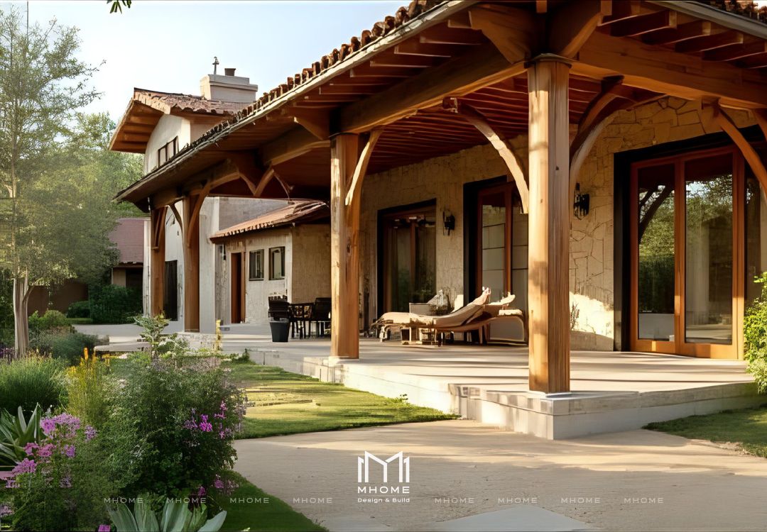 Thiết Kế Biệt Thự Nhà Vườn Theo Phong Cách Rustic