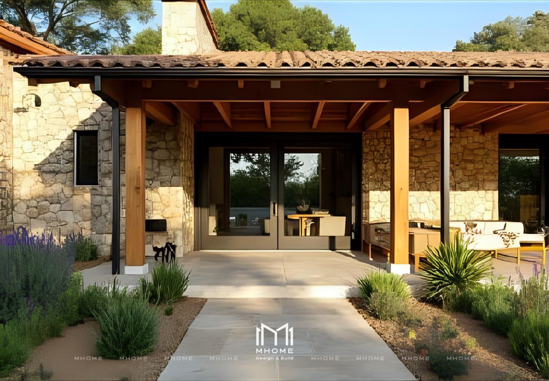 Thiết Kế Biệt Thự Nhà Vườn Theo Phong Cách Rustic