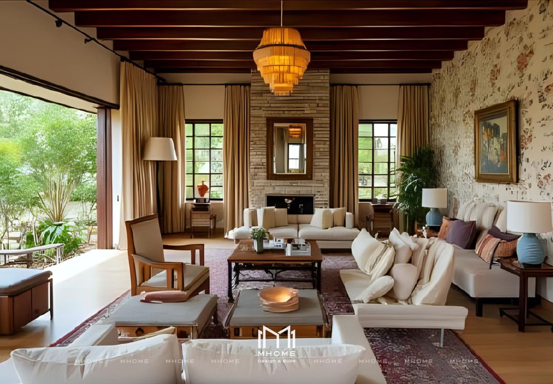 Thiết Kế Biệt Thự Nhà Vườn Theo Phong Cách Rustic