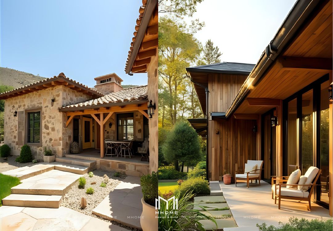 Thiết Kế Biệt Thự Nhà Vườn Theo Phong Cách Rustic