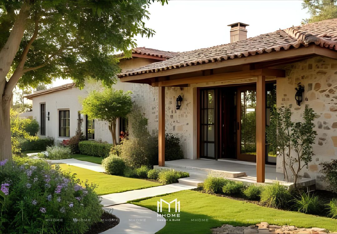 Thiết Kế Biệt Thự Nhà Vườn Theo Phong Cách Rustic