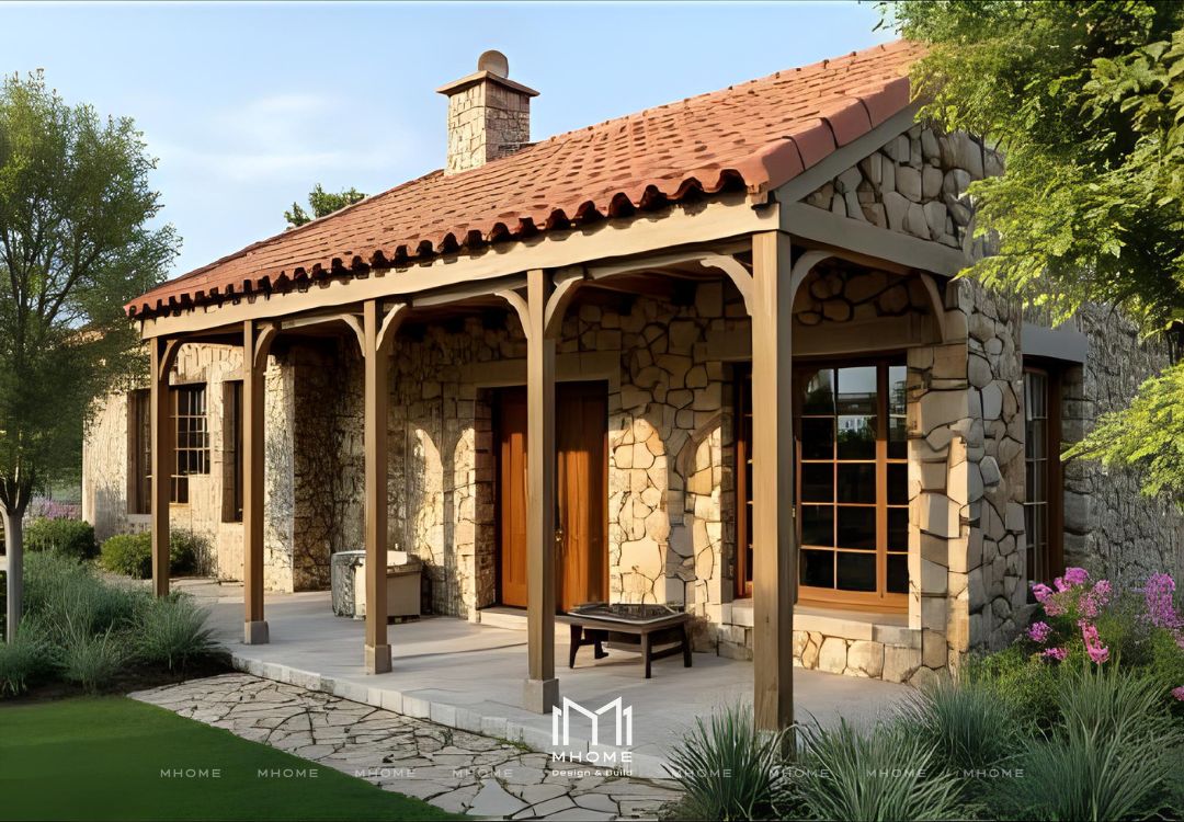 Thiết Kế Biệt Thự Nhà Vườn Theo Phong Cách Rustic