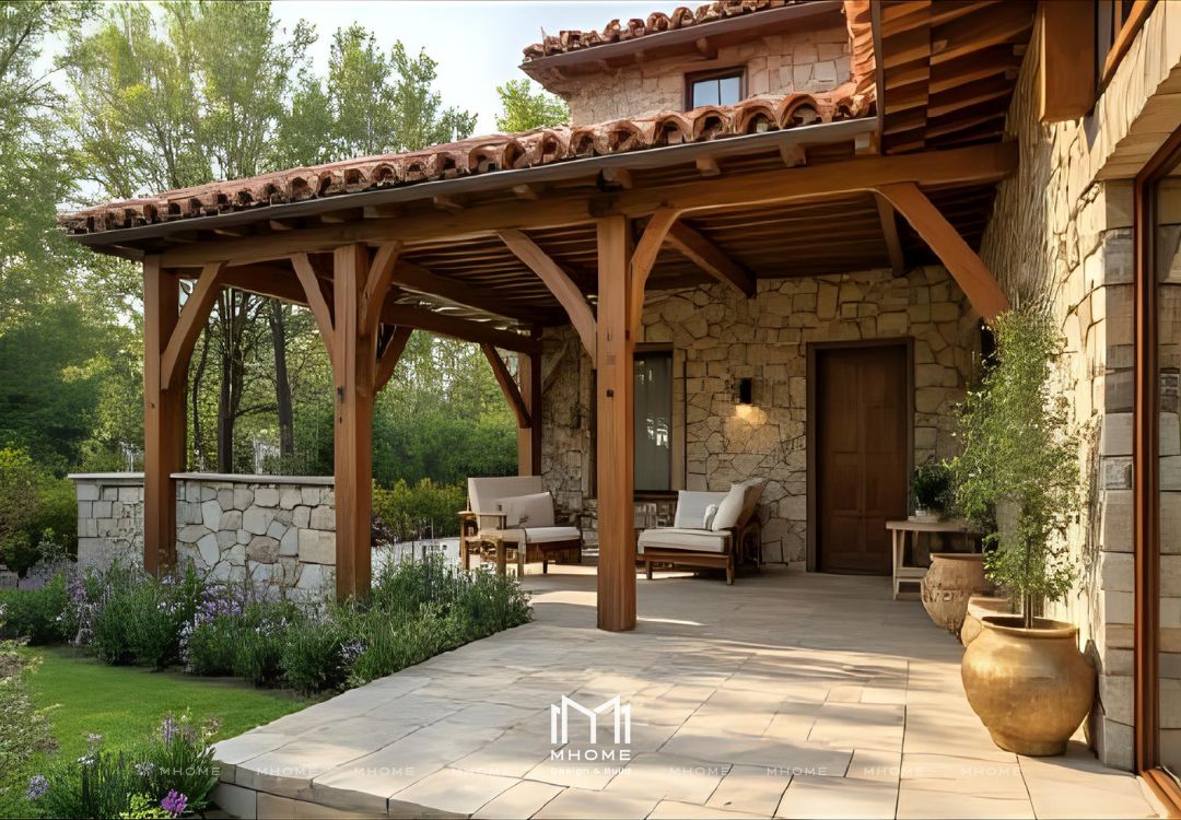 Thiết Kế Biệt Thự Nhà Vườn Theo Phong Cách Rustic