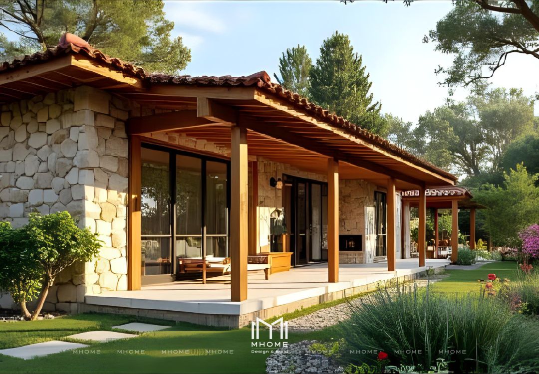Thiết Kế Biệt Thự Nhà Vườn Theo Phong Cách Rustic