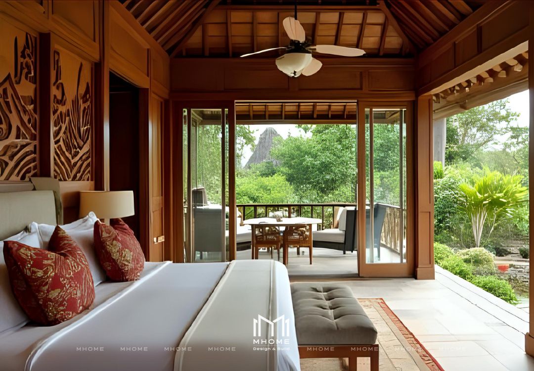 Dự Toán Thiết Kế Nội Thất Biệt Thự 350m² Phong Cách Indochine