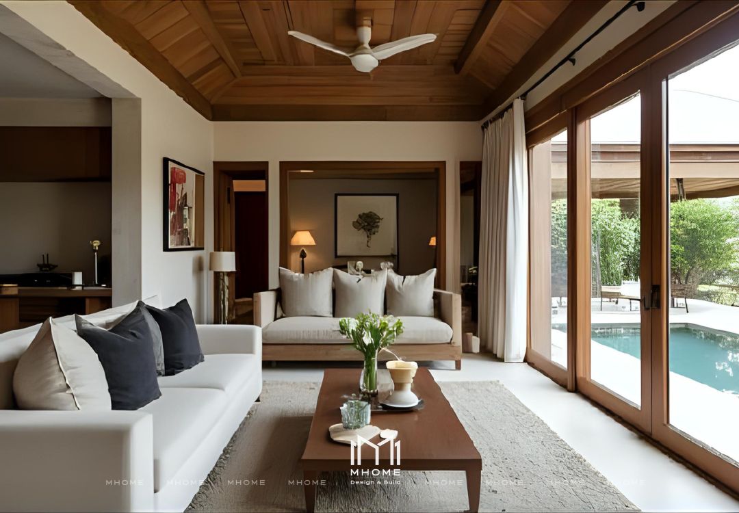 Dự Toán Thiết Kế Nội Thất Biệt Thự 350m² Phong Cách Indochine