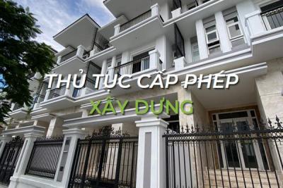 THỦ TỤC CẤP GIẤY PHÉP XÂY DỰNG NHÀ RIÊNG LẺ