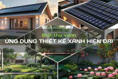 Cách Ứng Dụng Thiết Kế Xanh Vào Biệt Thự Vườn Hiện Đại