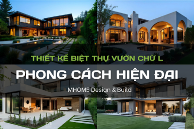 Thiết Kế Biệt Thự Vườn Chữ L Phong Cách Hiện Đại – Sự Kết Hợp Giữa Thẩm Mỹ Và Công Năng