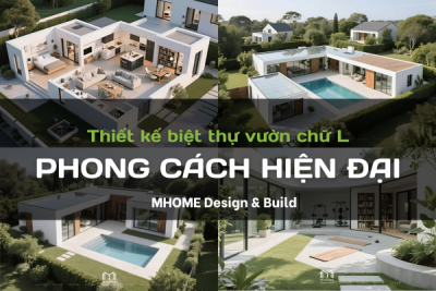Thiết Kế Biệt Thự Vườn Chữ L Phong Cách Hiện Đại – Sự Kết Hợp Giữa Thẩm Mỹ Và Công Năng
