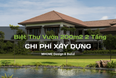 Giá Xây Biệt Thự Vườn 200m² 2 Tầng