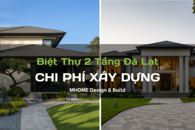 Chi Phí Xây Biệt Thự Sân Vườn 250m² 2 Tầng Đà Lạt