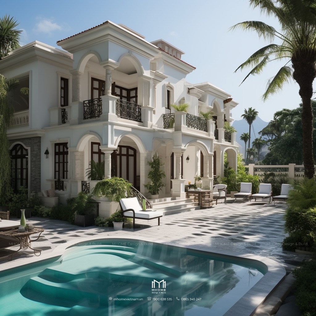 Mẫu biệt thự Indochine