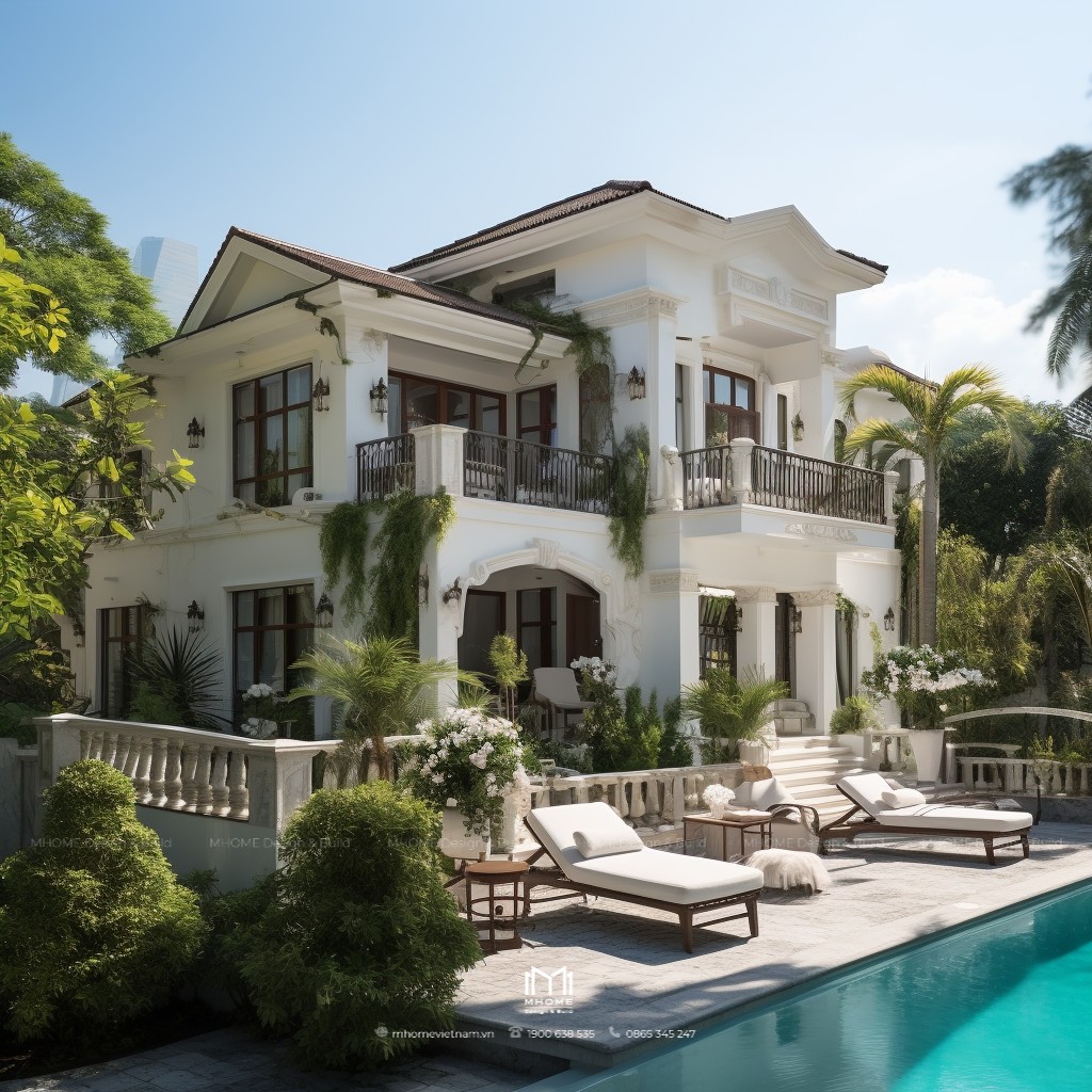 Mẫu biệt thự Indochine