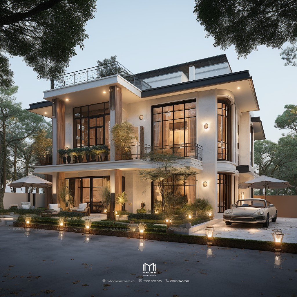 Mẫu biệt thự Indochine