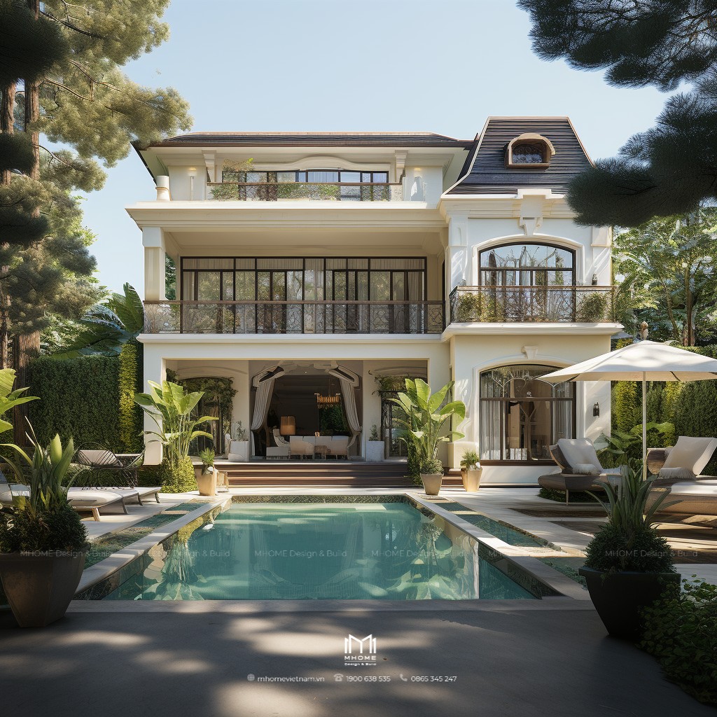 Mẫu biệt thự Indochine