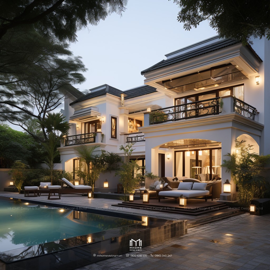 Mẫu biệt thự Indochine
