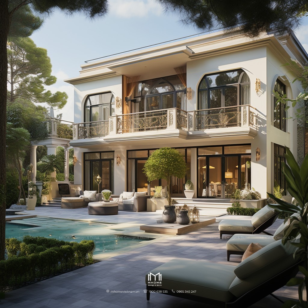 Mẫu biệt thự Indochine