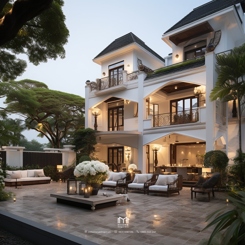 Mẫu biệt thự Indochine