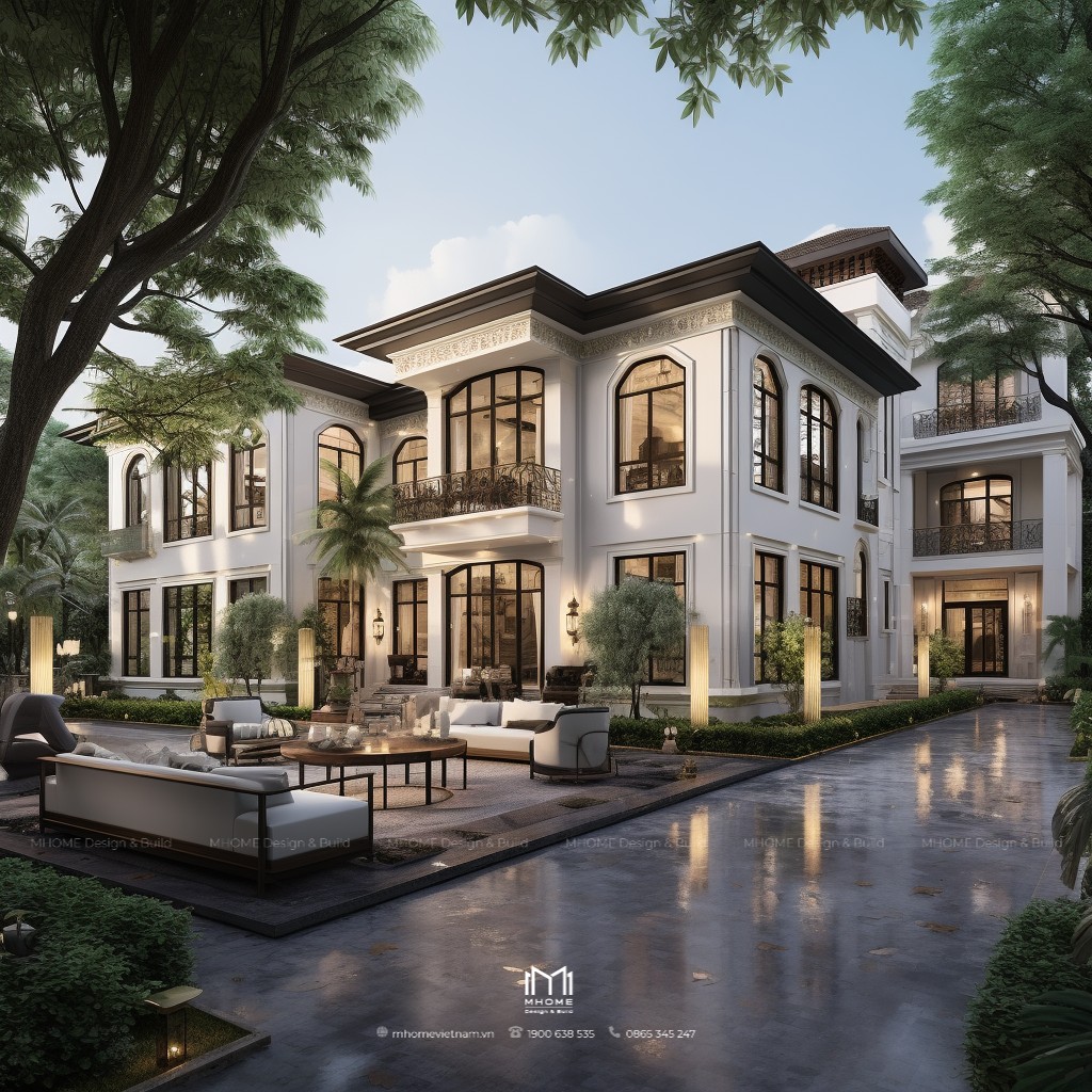 Mẫu biệt thự Indochine