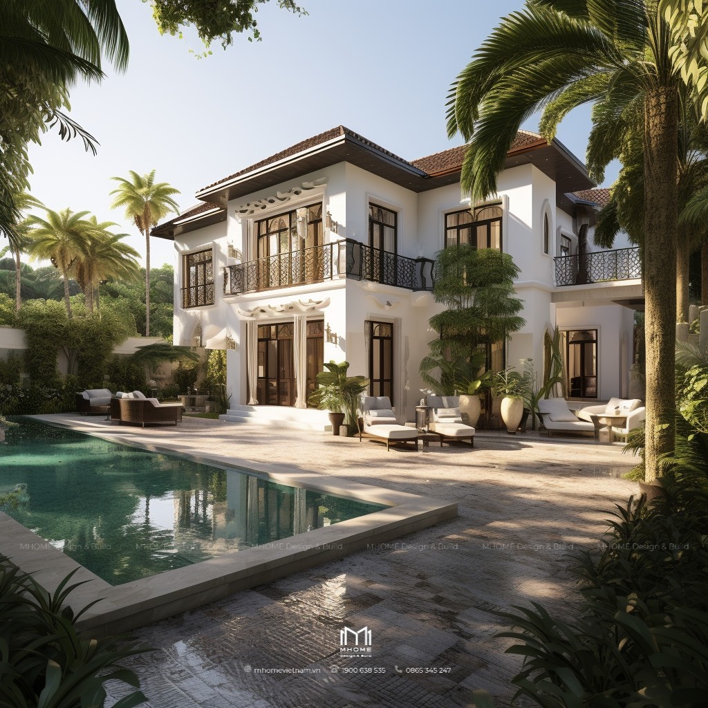 Mẫu biệt thự Indochine