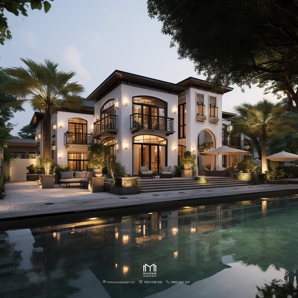 Mẫu biệt thự Indochine