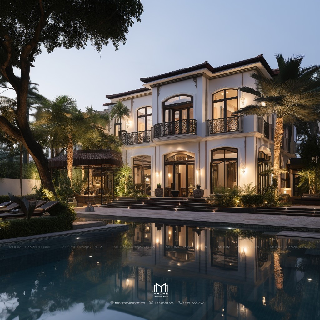 Mẫu biệt thự Indochine