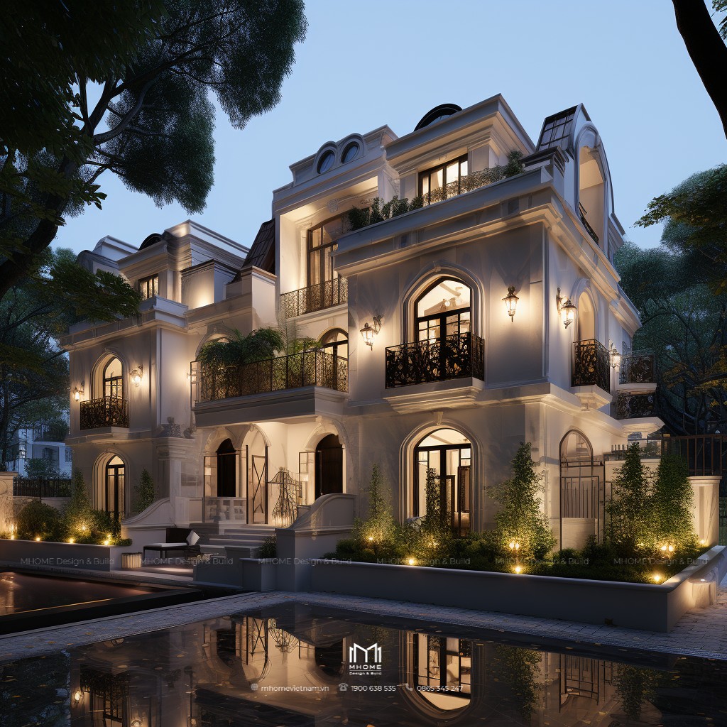 Mẫu biệt thự Indochine