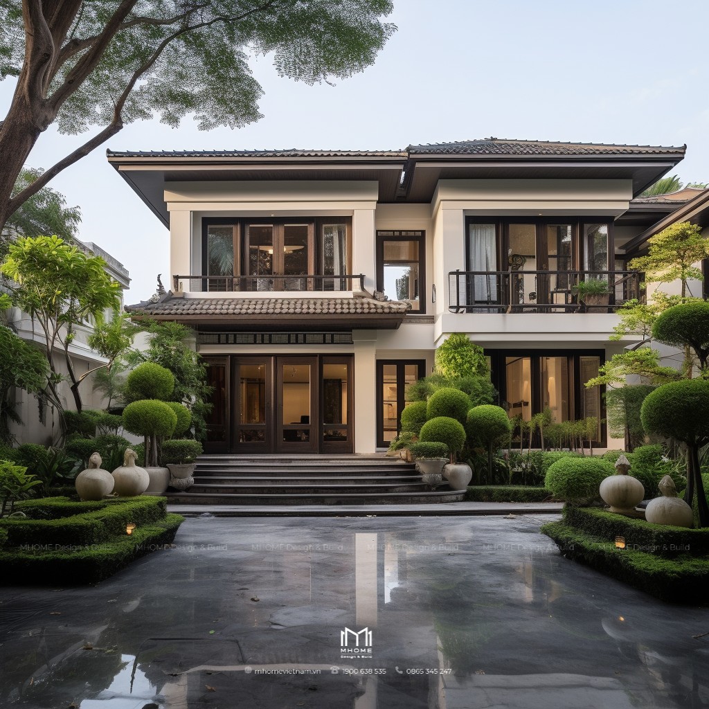 Mẫu biệt thự Indochine