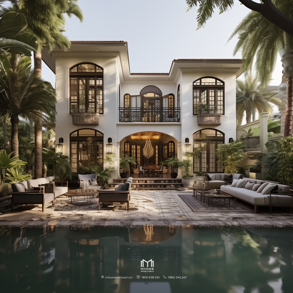 Mẫu biệt thự Indochine